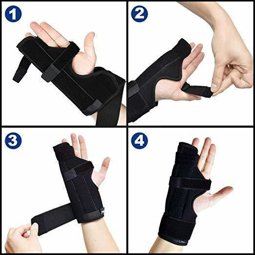 Metacarpal Boxer Splint- Right Hand Brace, Small (Dia. of palm < 3")