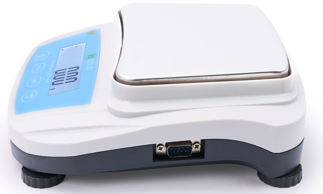 U.S. Solid 3200g x 0.01 g Precision Balance Digital Lab Scale, RS232 Interface, AC/ DC Power Supply