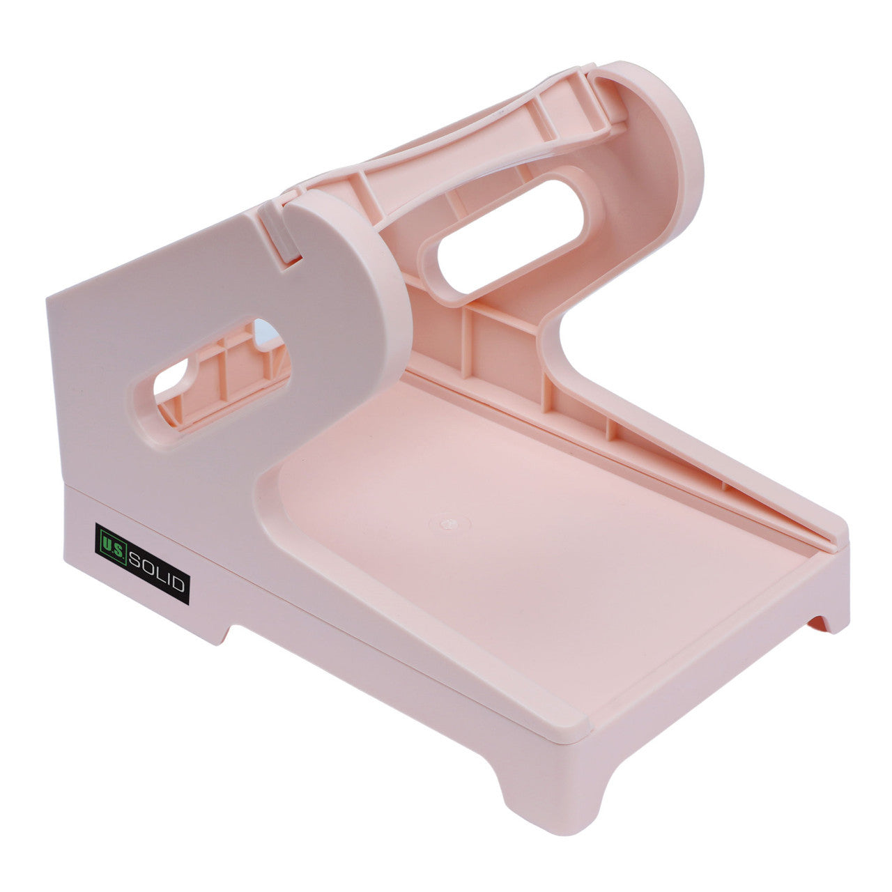U.S. Solid Pink Label Holder 2 in 1 for Rolls and Fan-Fold Shipping Labels