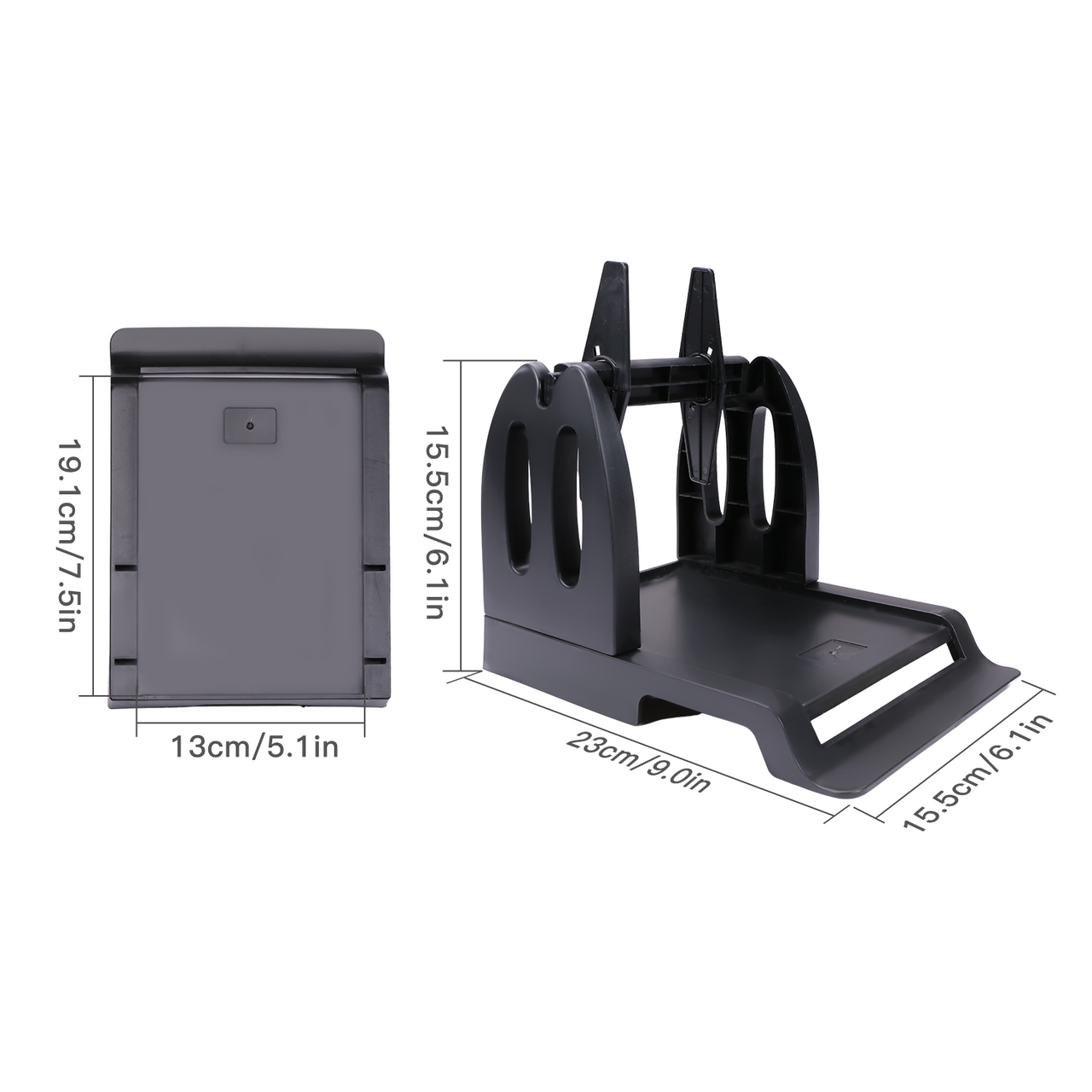 U.S. Solid Label Holder 2 in 1 for Rolls and Fan-Fold Labels