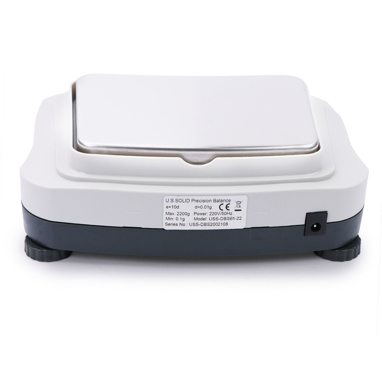 U.S. Solid 1200g x 0.01 g Precision Balance Digital Lab Scale, RS232 Interface, AC/ DC Power Supply