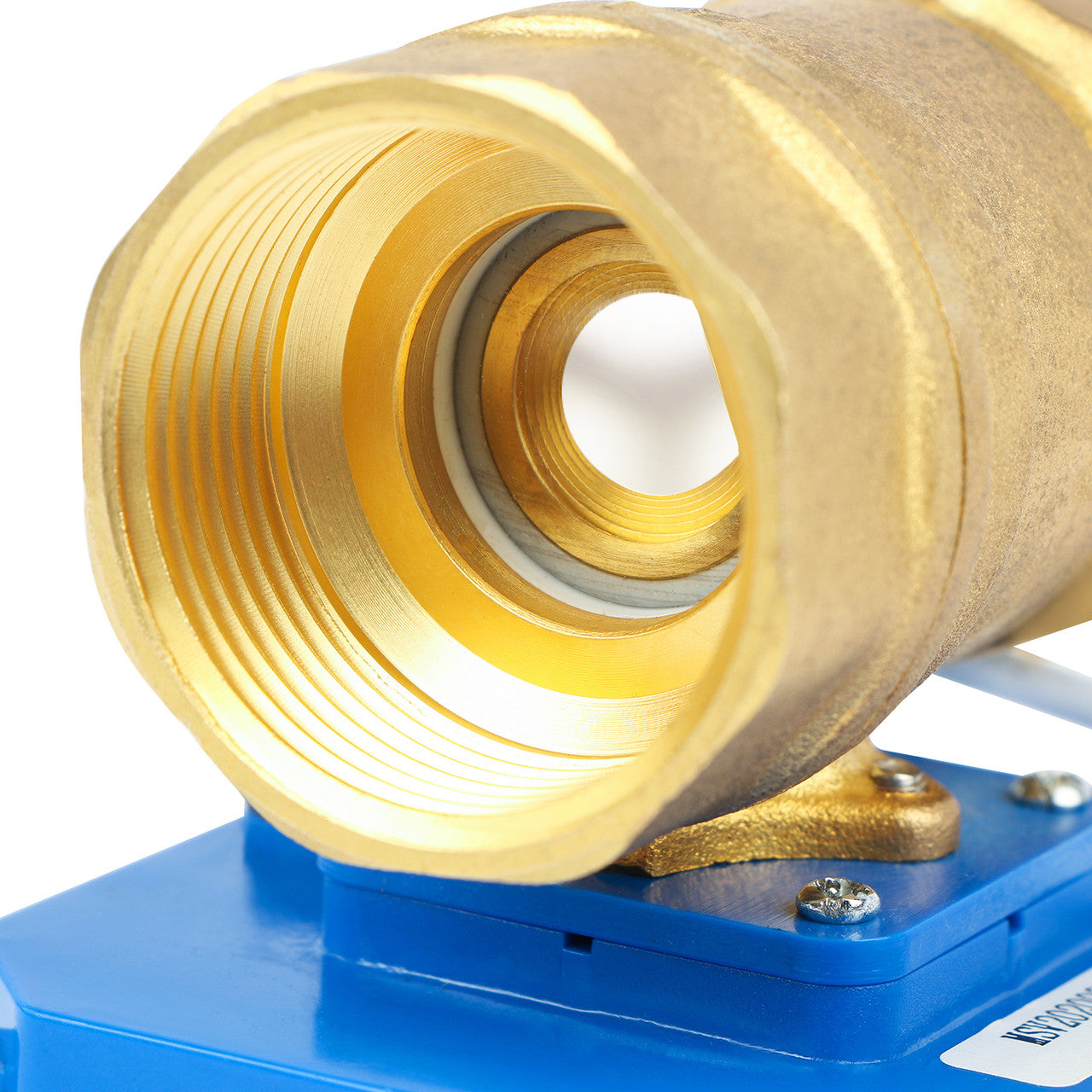 U.S. Solid 1 1/4" Brass Motorized Ball Valve 9-24V DC DN32 Electrical Ball Valve, 2 Wire Auto Return Setup