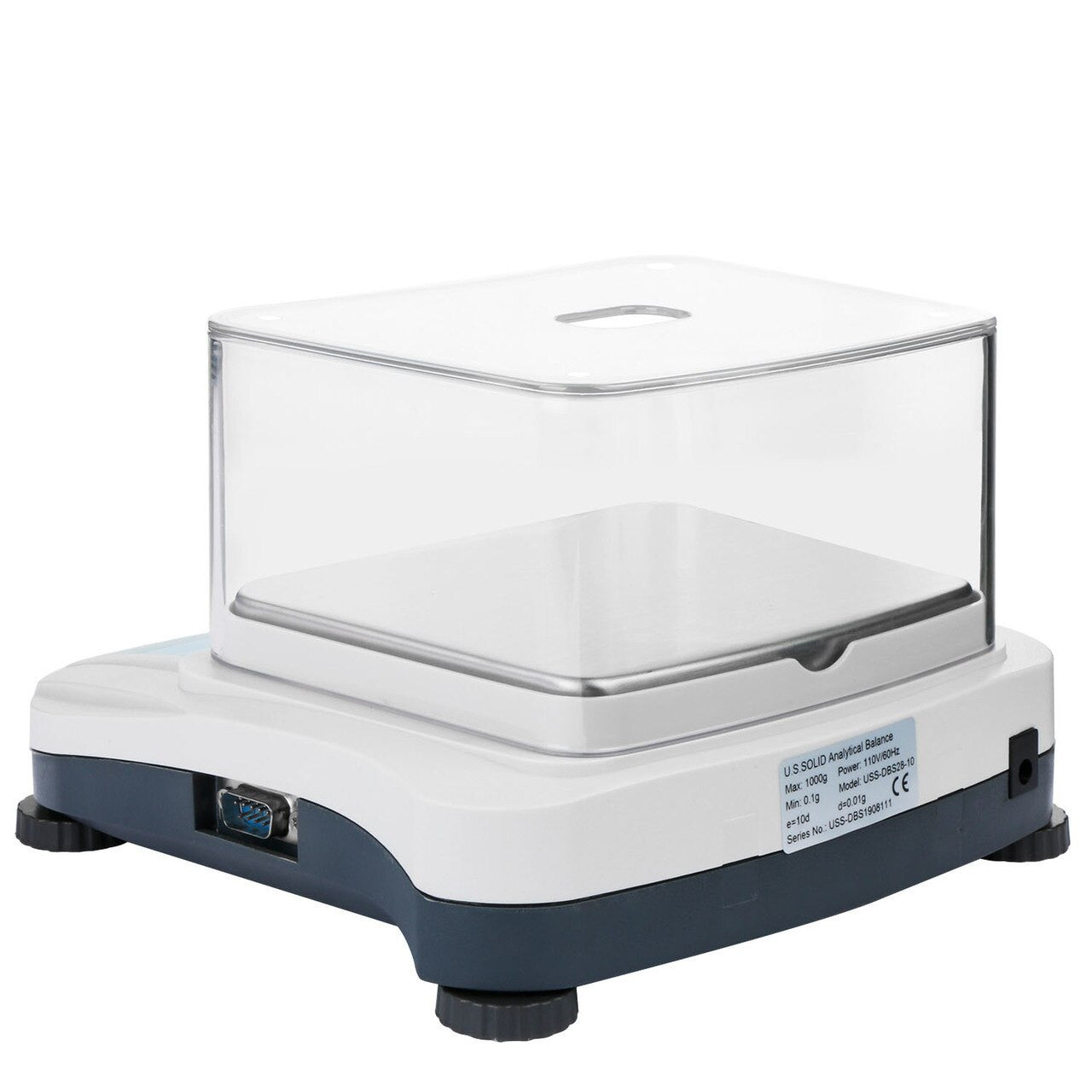 U.S. Solid Precision Balance Digital Lab Scale 600g, 1kg, 2kg, 3kg x 0.01g, RS232 Interface