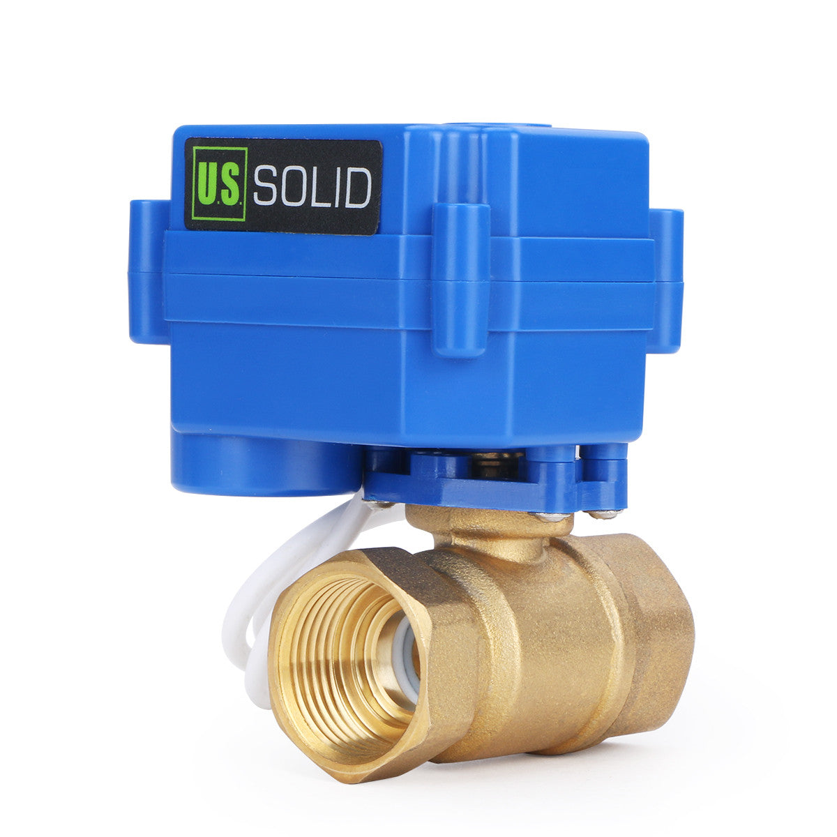 Motorized Ball Valve- 3/4" Brass Electrical Ball Valve, 3 Wire Setup, 9-24V AC/DC