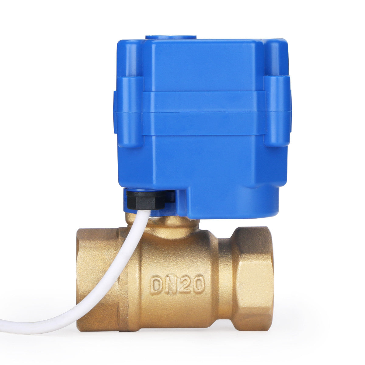 Motorized Ball Valve- 3/4" Brass Electrical Ball Valve, 3 Wire Setup, 9-24V AC/DC