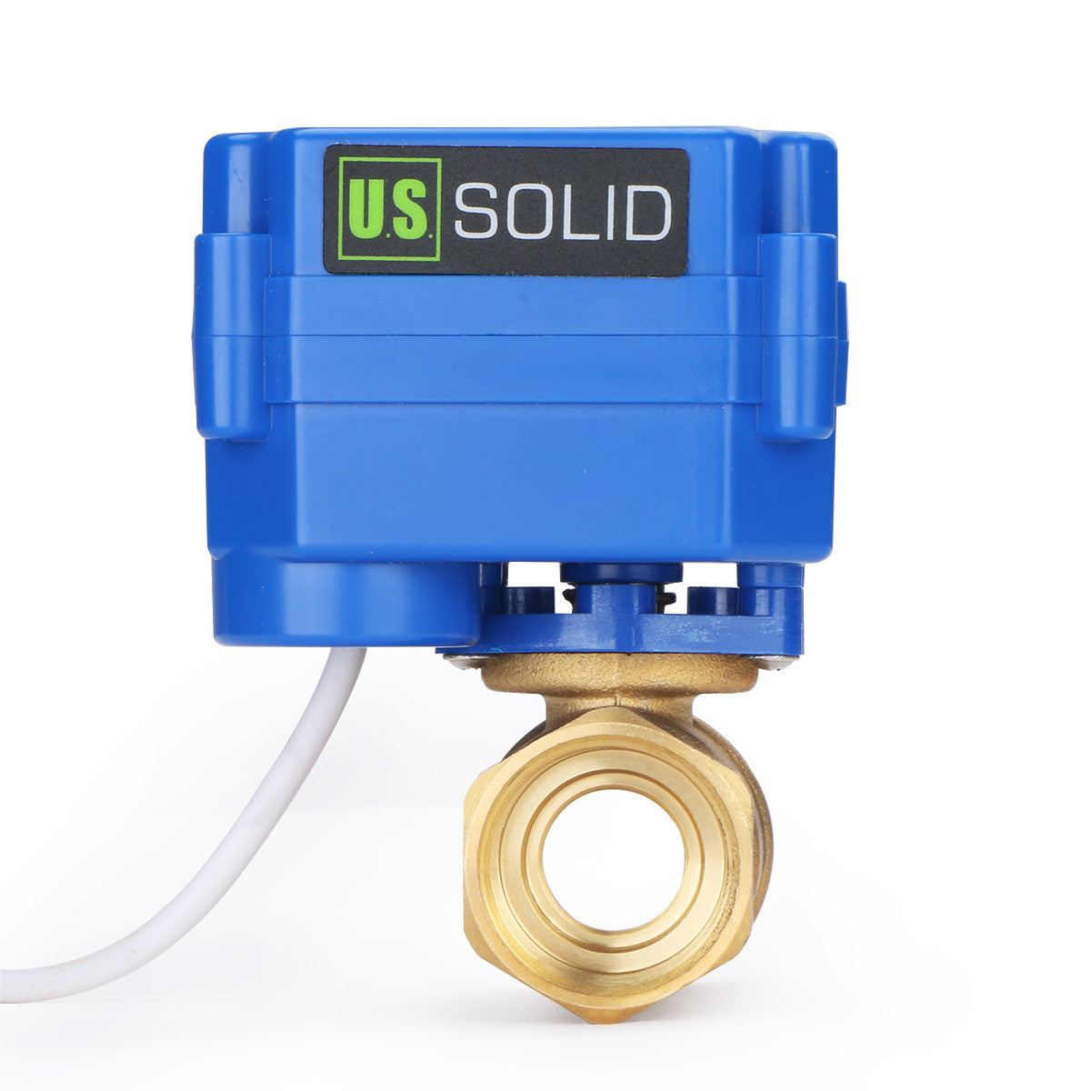 Motorized Ball Valve- 3/4" Brass Electrical Ball Valve, 9-24 V AC/DC, 2 Wire Auto Return