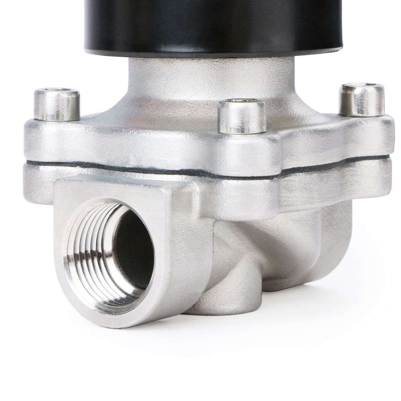3/4" Stainless Steel Electric Solenoid Valve 220V AC G Thread Normally Closed VITON from U.S. SOLID