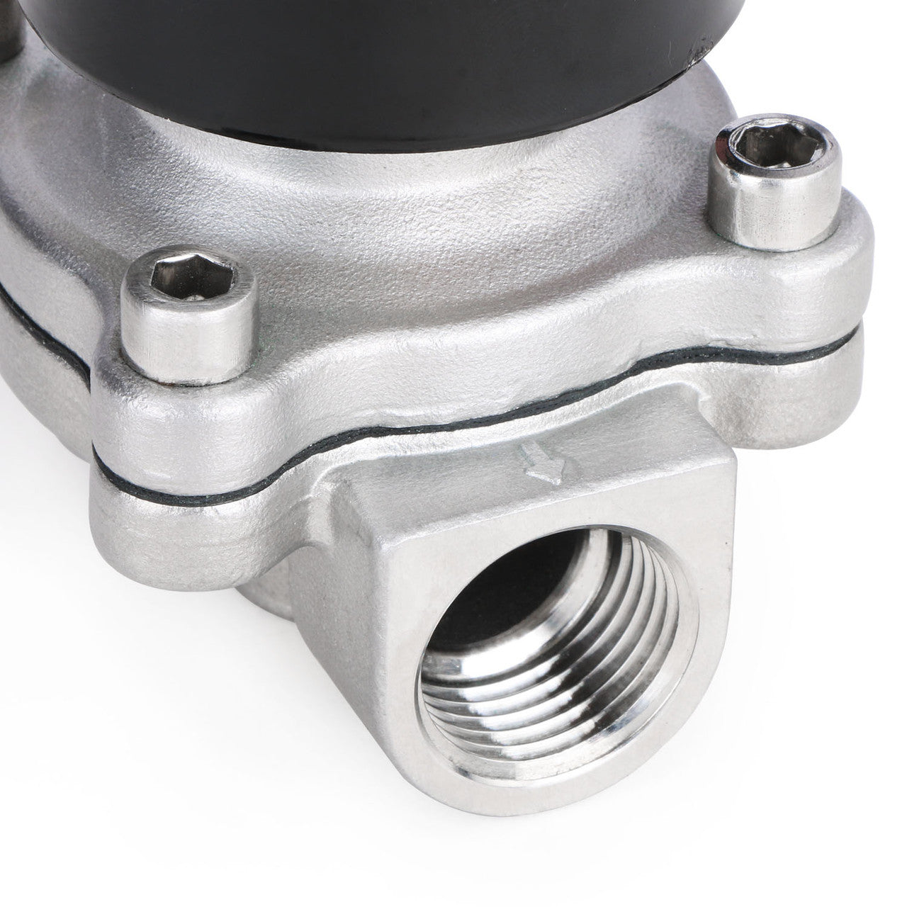 3/4" Stainless Steel Electric Solenoid Valve 220V AC G Thread Normally Closed VITON from U.S. SOLID