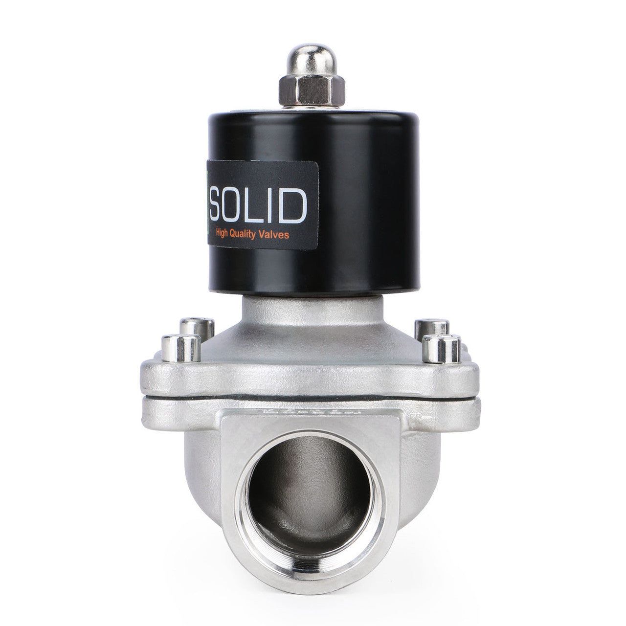 1" Stainless Steel Electric Solenoid Valve 220V AC G Thread Normally Closed VITON from U.S. SOLID