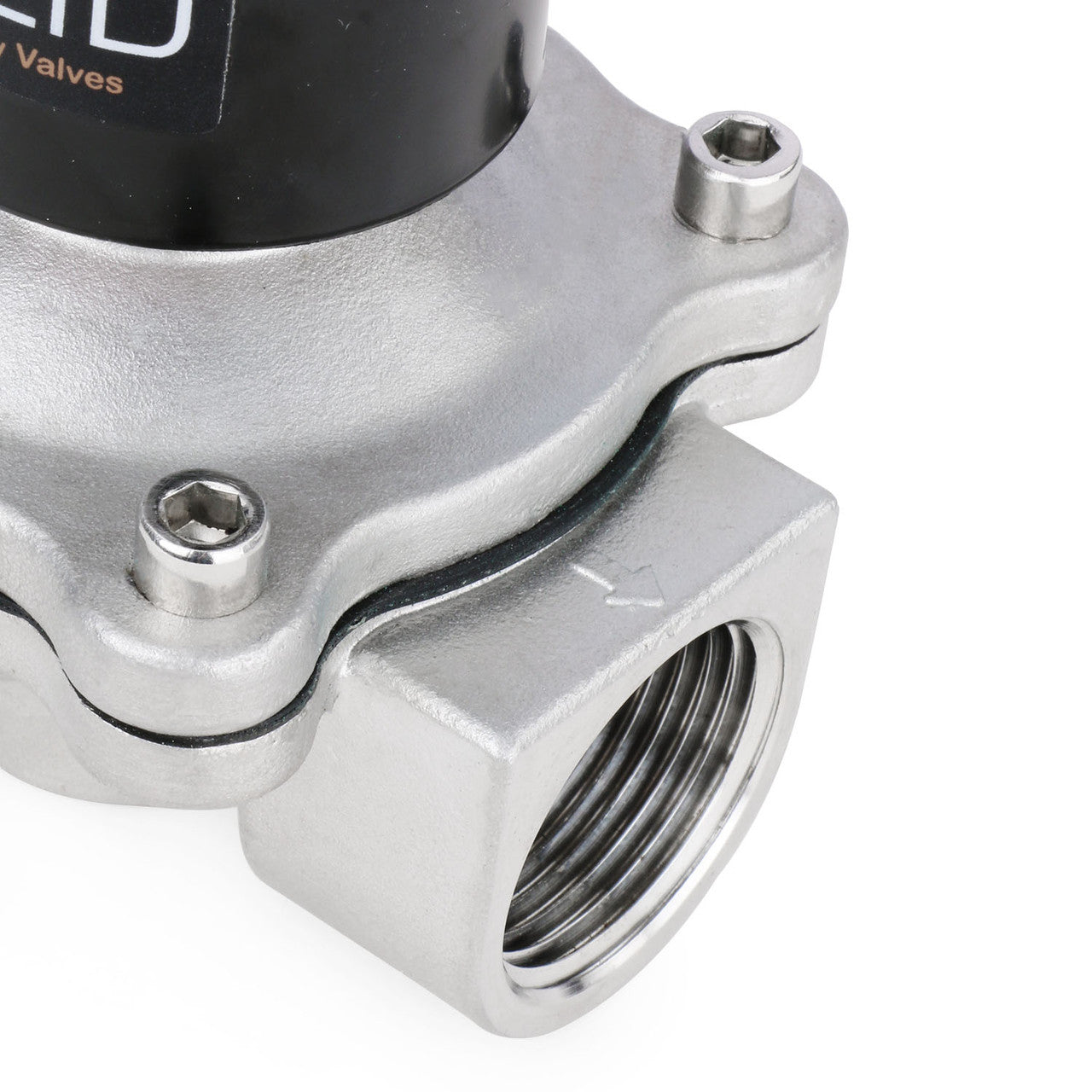 1" Stainless Steel Electric Solenoid Valve 220V AC G Thread Normally Closed VITON from U.S. SOLID