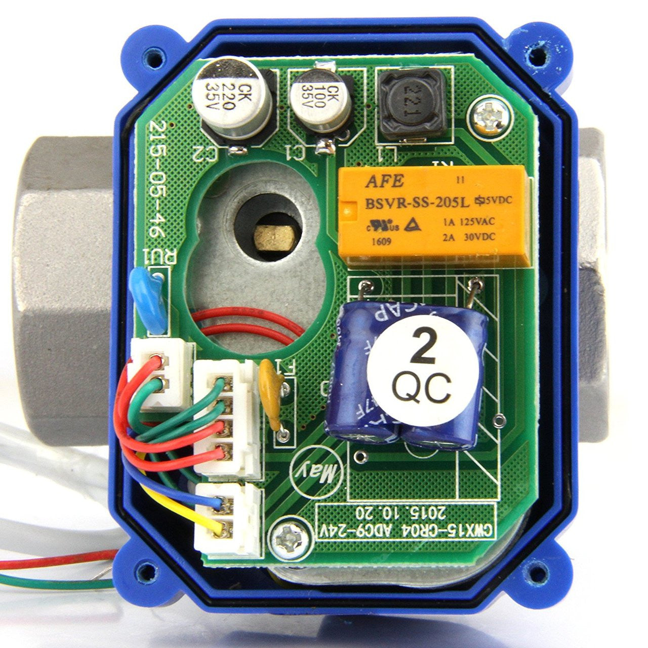 Motorized Ball Valve, 1/2" Stainless Steel G Threading, 2 Wire Auto Return Setup
