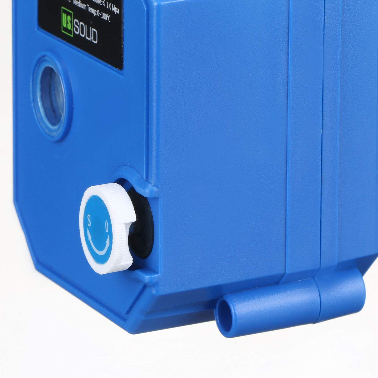 Motorized Ball Valve- 1/2" Stainless Steel Ball Valve with Manual Function, Full Port, 9-24V AC/DC and 2 Wire Auto Return Setup by U.S. Solid