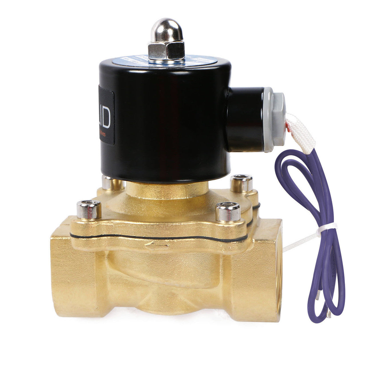 1" Brass Electric Solenoid Valve 12V DC Normally Closed Water, Diesel...
