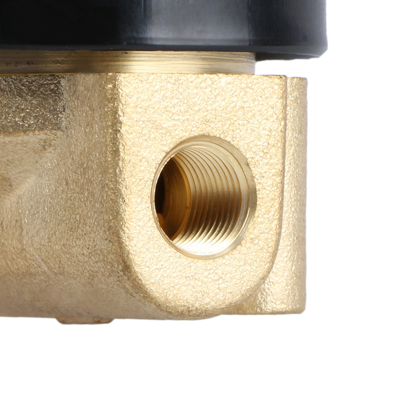 1/8" Brass Electric Solenoid Valve 12 V DC Normally Closed , Air Gas Water NBR