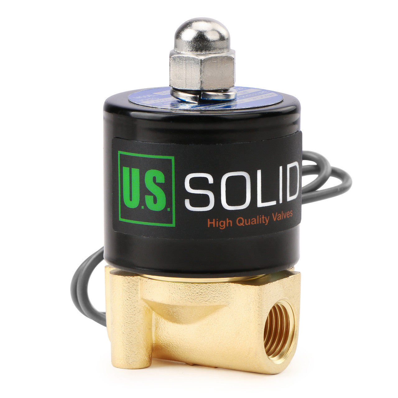 1/4" Brass Electric Solenoid Valve 24V DC Normally Closed VITON