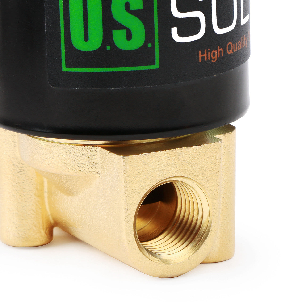 1/4" Brass Electric Solenoid Valve 24V DC Normally Closed VITON