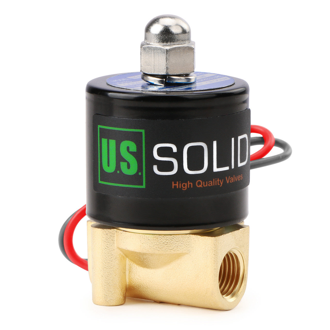 1/4" Brass Electric Solenoid Valve 24V AC Normally Closed VITON
