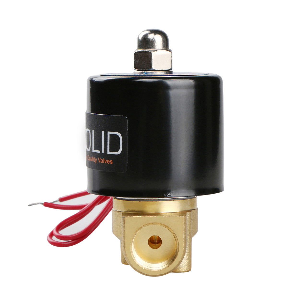 3/8" Brass Solenoid Valve 24V AC (Air, Water, Fuel) Normally Closed,  VITON Gasket