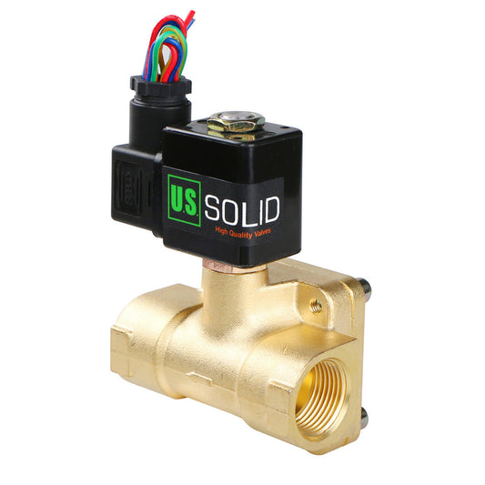 1/2" Stainless Steel Electric Solenoid Valve 12V DC G Thread Normally Closed VITON