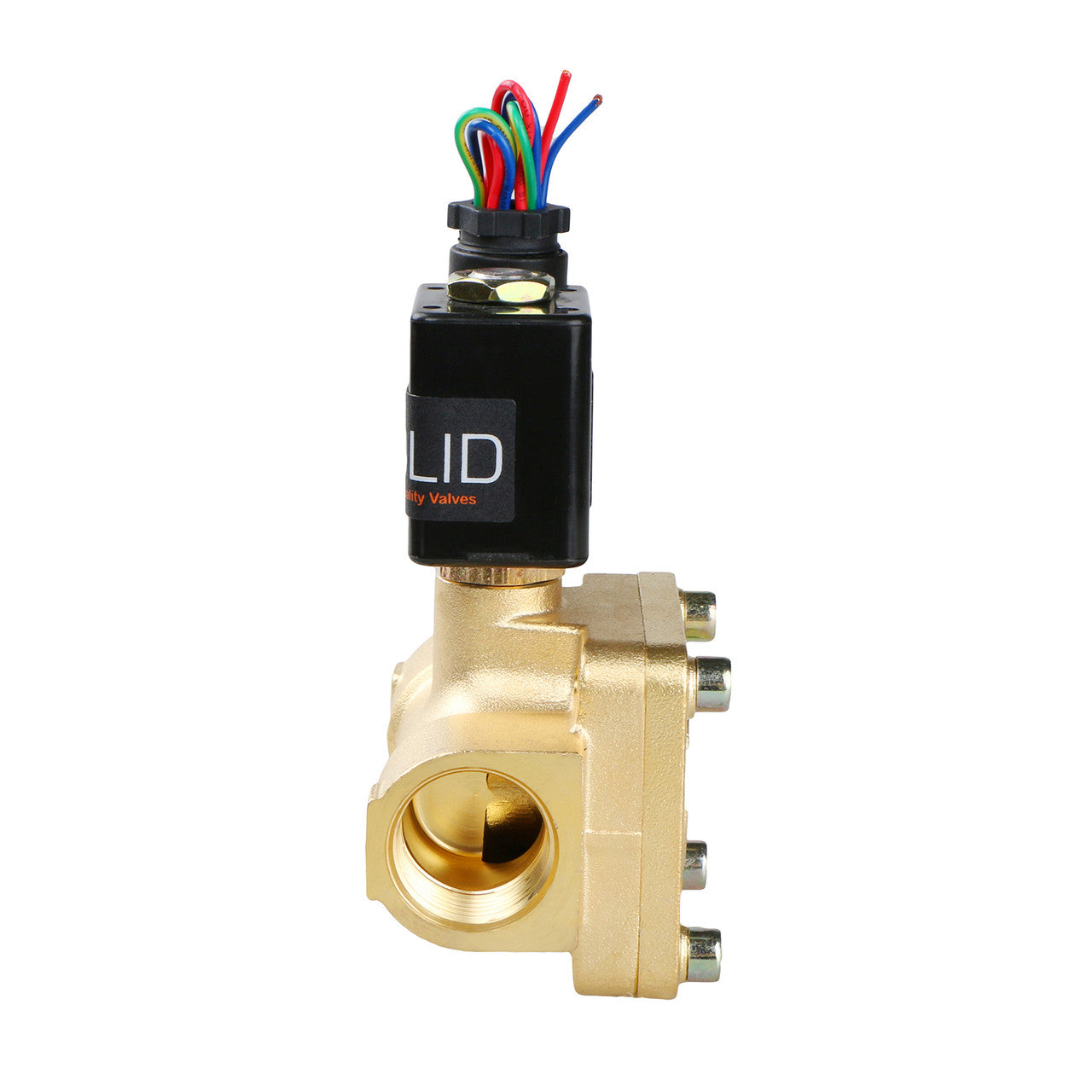 1/2" Stainless Steel Electric Solenoid Valve 12V DC G Thread Normally Closed VITON