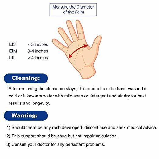 Metacarpal Boxer Splint- Right Hand Brace, Medium (Dia. of palm < 4")