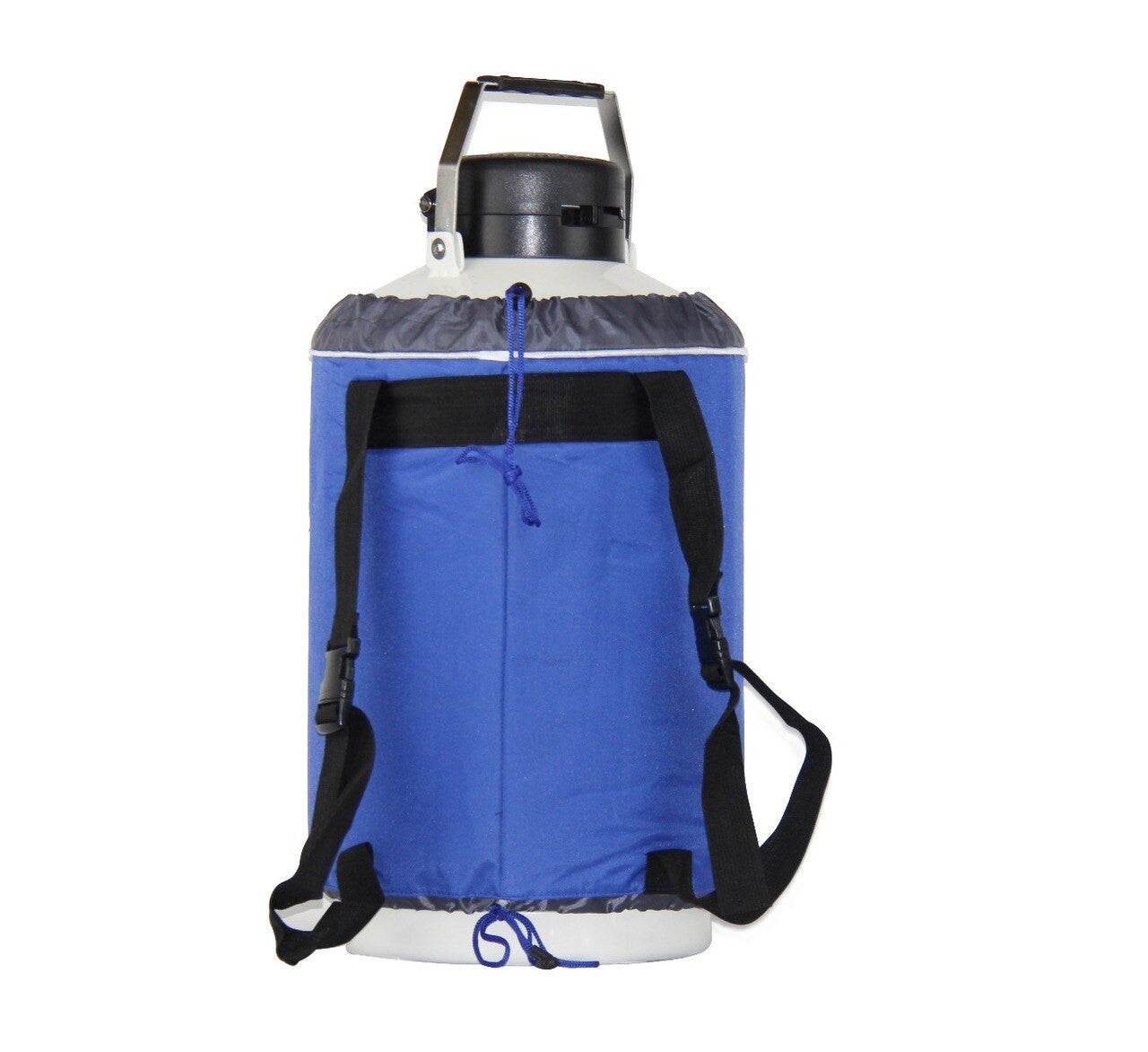 10L Liquid Nitrogen Dewar - Liquid Nitrogen Tank Container LN2 Dewar with Straps